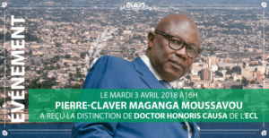 Pierre-Claver Manganga Moussavou maintenant Doctor Honoris Causa de l'ECL