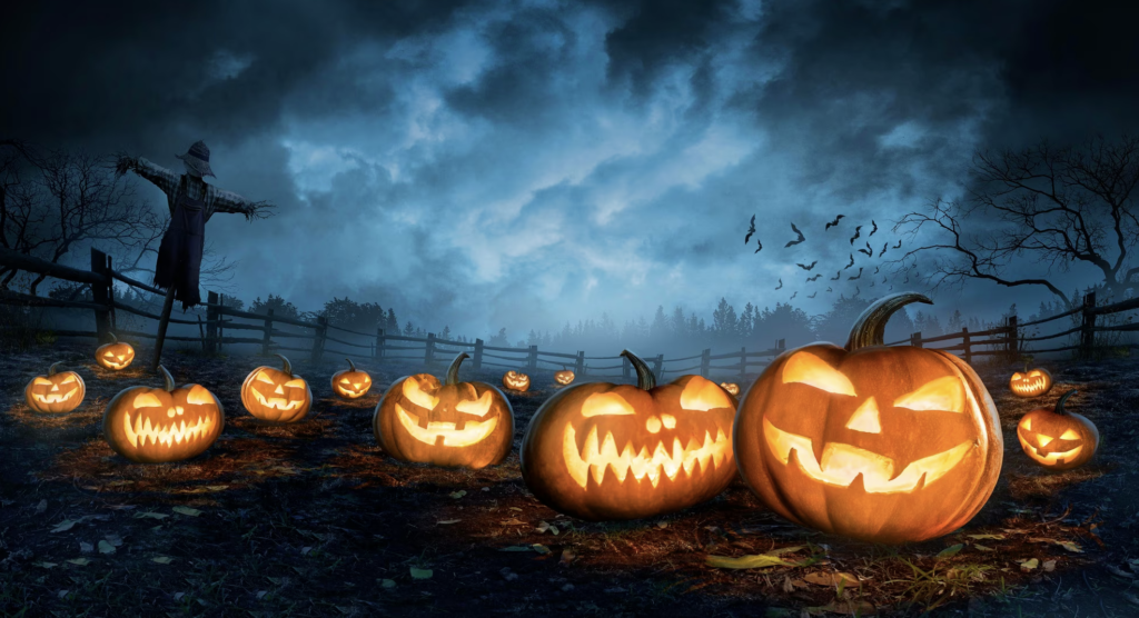 citrouille, halloween, effrayant